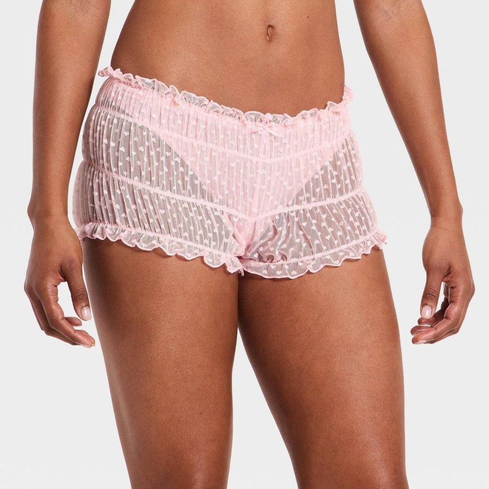 Wild Fable Women's Heart Lace Bloomer